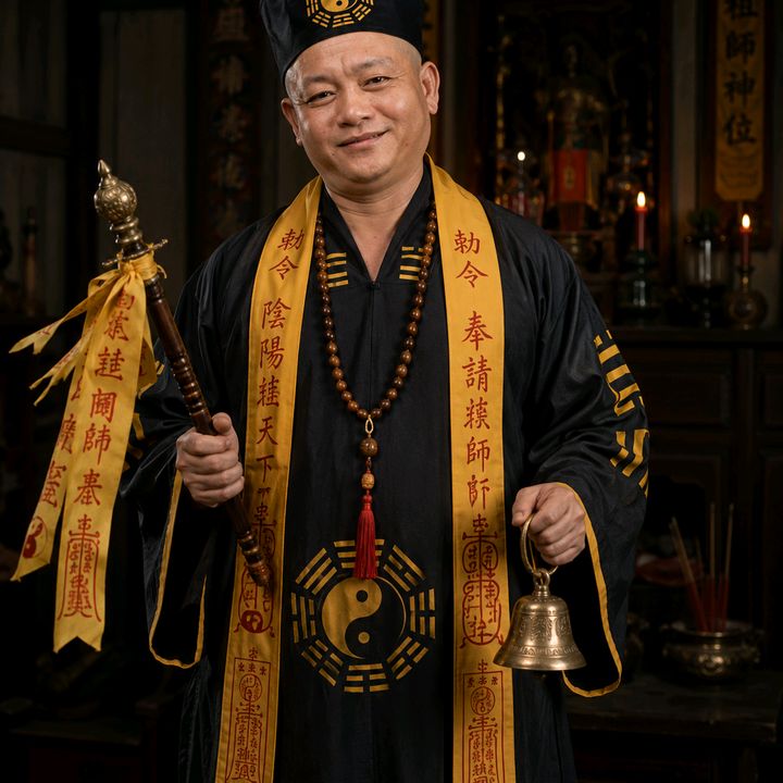 Anh ba thầy cúng