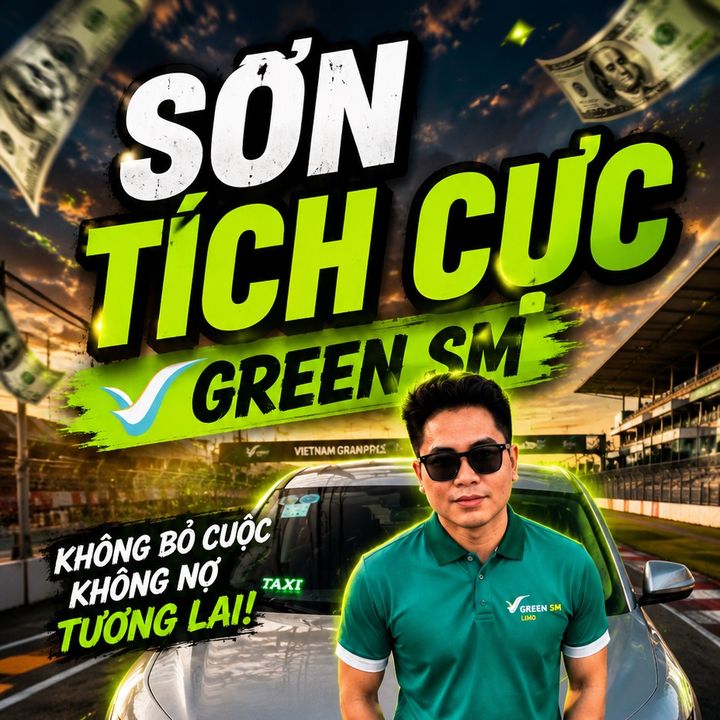 🔥Sơn Tích Cực | Xanh SM🚙🍀🔥