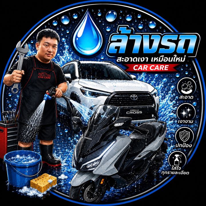 ช่างซ่อมรถ🛠️ที่ชอบล้างรถ🚗💦