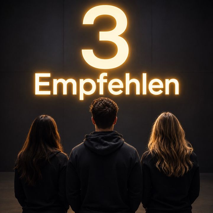 3 Empfehlen