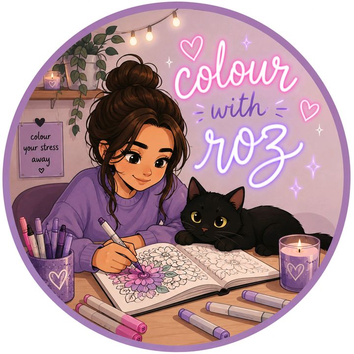 colouring with roz