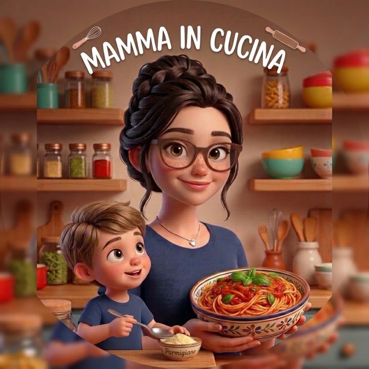 Mamma in cucina