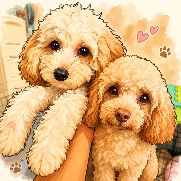 Mylo and Moli da doodles