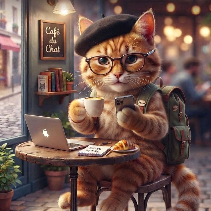 un peu trop chat
