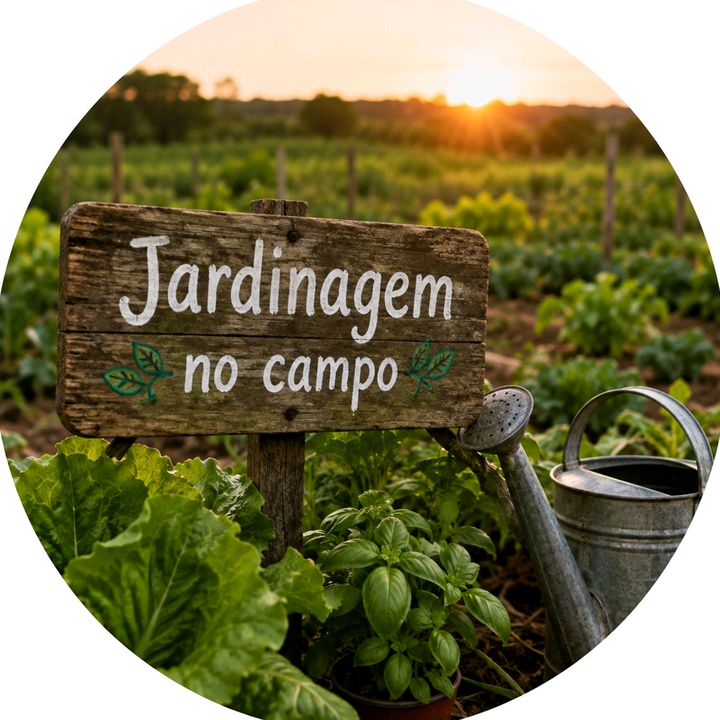 Jardinagem no campo