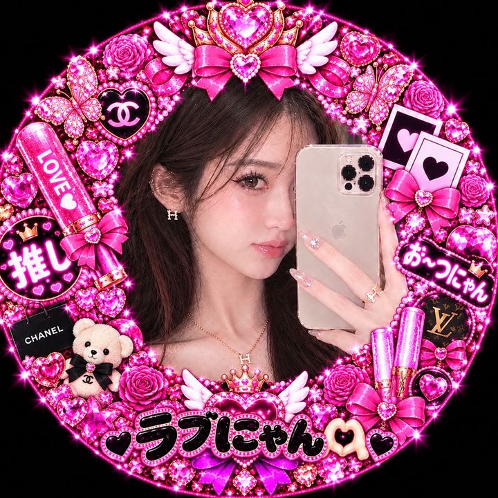 ラブにゃん🫶🩷🖤💜