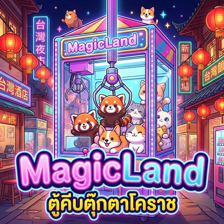 MagicLand ตู้คีบตุ๊กตาโคราช