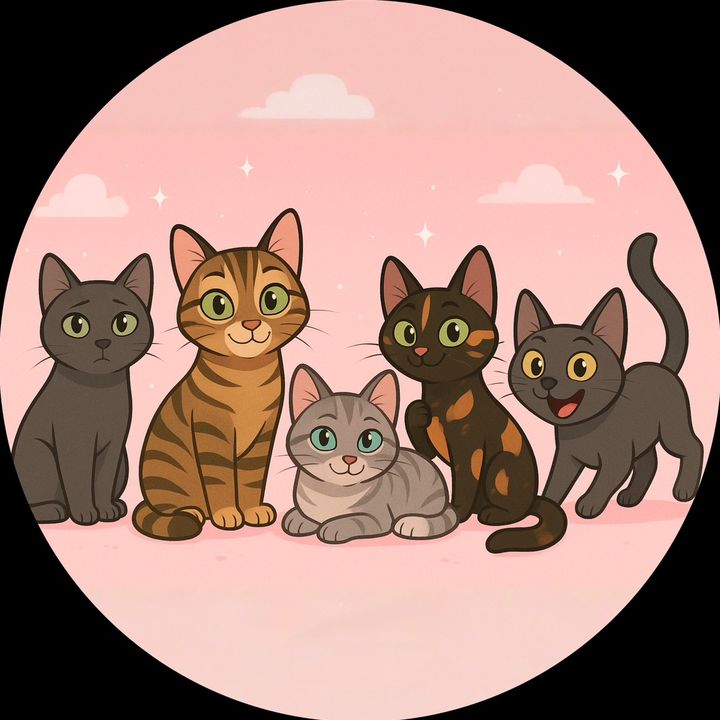 The feline five 🐈‍⬛