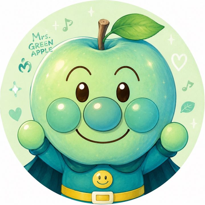 ミセスのもっくん推しパンマン🍏🍏🍏