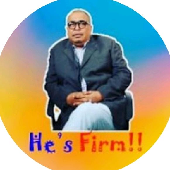 HE IS FIRM